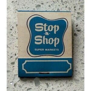 Stop N Shop Supermarket Grocery Store Matchbook Advertising Matches Full 24 Pack